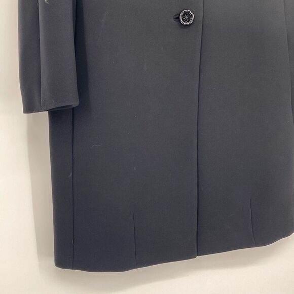 Kate Spade Dorothy Bow‎ Peacoat Dressy Overcoat Heavyweight Black Size 4 - Picture 7 of 15